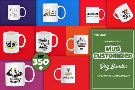 Download Free 350+ Mug Customized svg Bundle For Silhouette