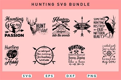 Download Free 39 Hunting SVG Bundle Files Free PSD Mockups