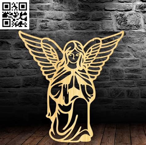 Download Free 3D Angel Silhouette DXF Files