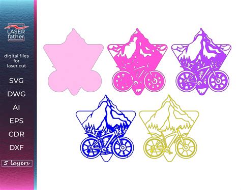 Download Free 3D Bicycle SVG Files