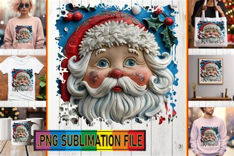 Download Free 3D Christmas Santa Printable