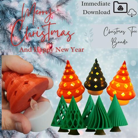 Download Free 3D Christmas bundle Printable