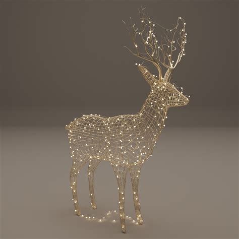 Download Free 3D Christmas deer Images