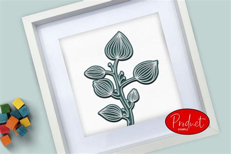 Download Free 3D Layered Spring buds Files For Crafts