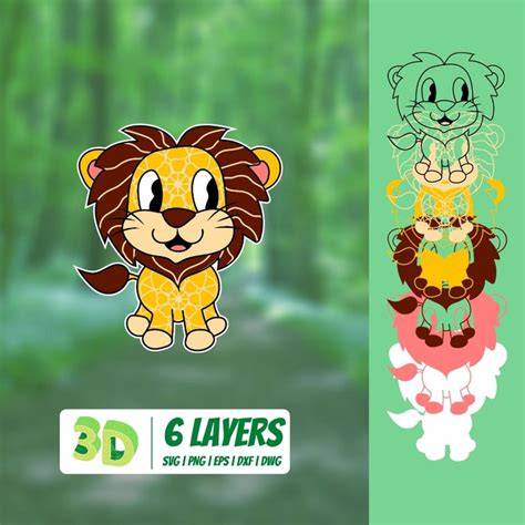 Download Free 3D Lionet SVG Files DXF Files
