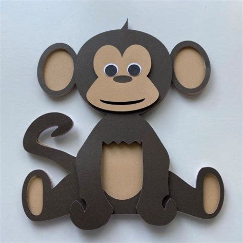 Download Free 3D Monkey SVG Files For Crafts