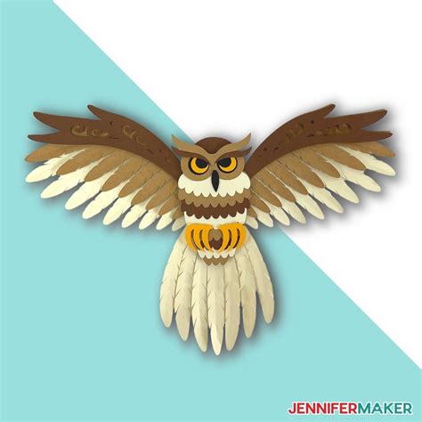 Download Free 3D Owl SVG Images