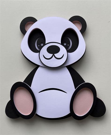 Download Free 3D Panda SVG Files