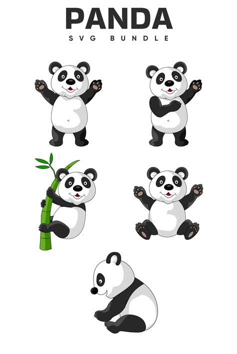 Download Free 3D Panda SVG Printable