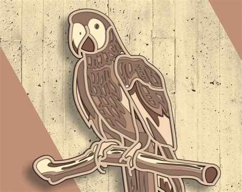 Download Free 3D Parrot SVG Files DXF Files