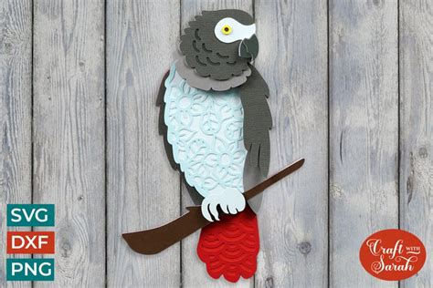 Download Free 3D Parrot SVG Printable