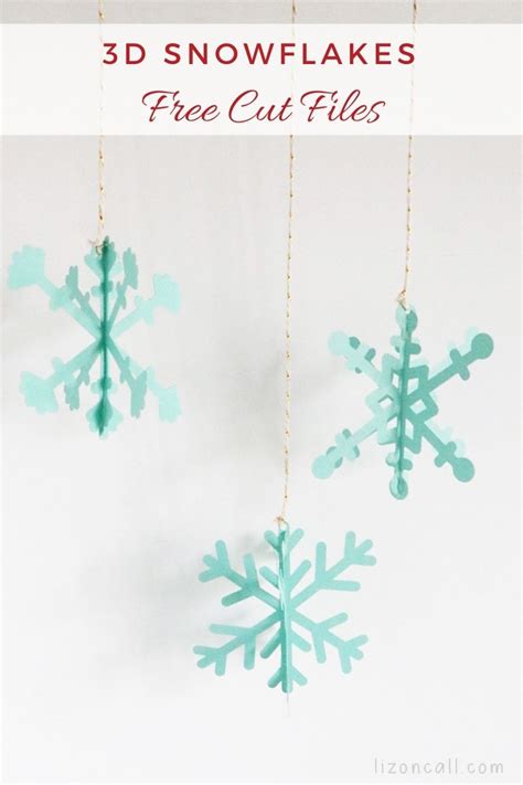 Download Free 3D Snowflake Cut Files