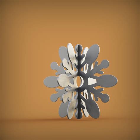 Download Free 3D Snowflake DXF Files