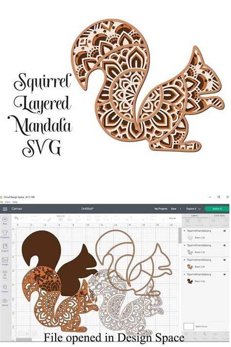 Download Free 3D Squirrel SVG Cut Files
