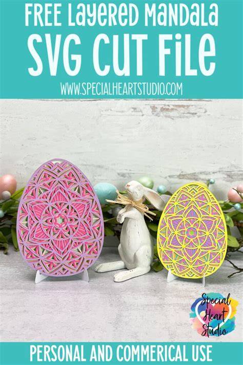 Download Free 3D mandala "Easter" Files For Crafts
