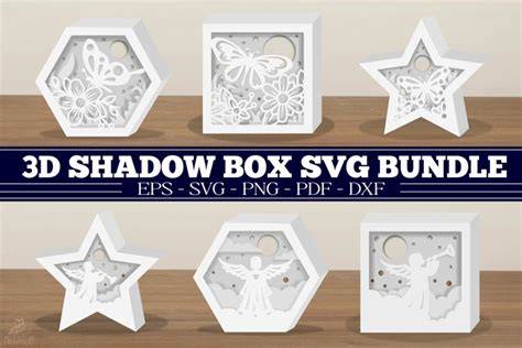 Unleash Your Creativity and Bring Your Ideas to Life with Stunning Free 3D Shadow Box Svg Templates Today!