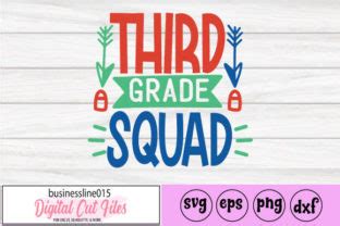 Download Free 3rd Grade Squad SVG Cut File Images