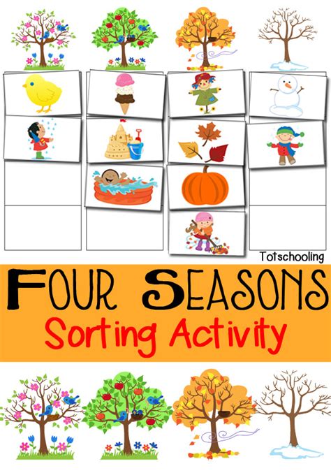 Free 4 Seasons Printables