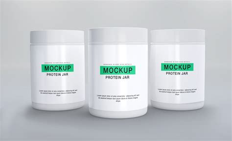 Download Free 4.59LB Protein Jar Mockup PSD Generator PSD Files