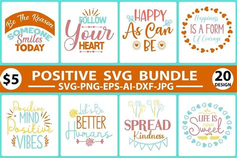 Download Free 40  Positive SVG Bundle Files DXF Files