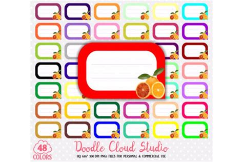 Download Free 48 Colorful Orange Labels Clipart Fruit Oranges Labels StickersIcons Files DXF Files