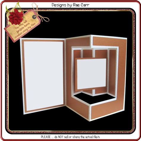 Download Free 492 Fancy Folded Card Multiple Machine Formats Commercial Use DXF Files