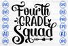 Download Free 4th Grade Squad SVG Cut File Commercial Use DXF Files