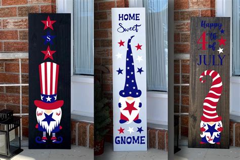 Download Free 4th Of July Porch Signs Bundle Crafts