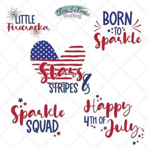 Sparkling Independence Day: Get Free 4th of July SVG Designs for Your Celebrations