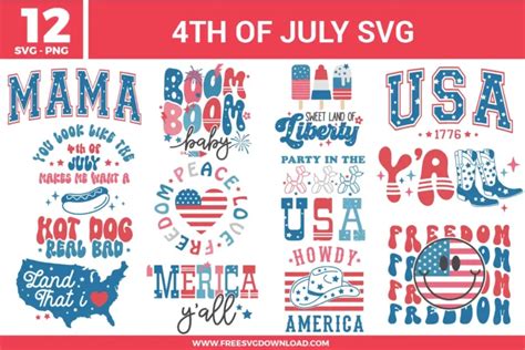 Download Free 4th of July Collection Files