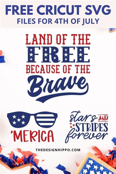Download Free 4th of July Collection Files for Cricut