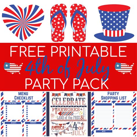 Download Free 4th of July Collection Printable