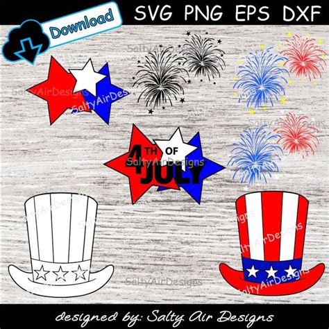 Download Free 4th of July Glasses Files DXF Files
