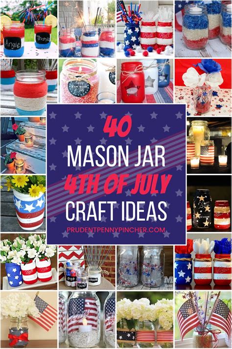 Download Free 4th of July Mason Jar Files Crafts