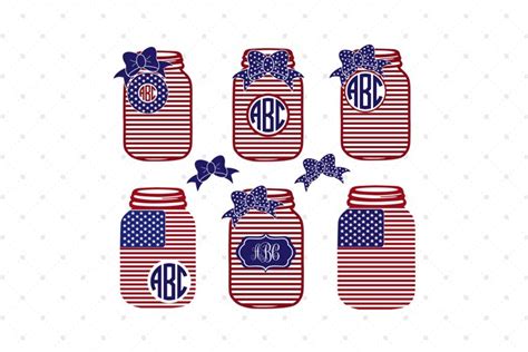 Download Free 4th of July Mason Jar Files Printable
