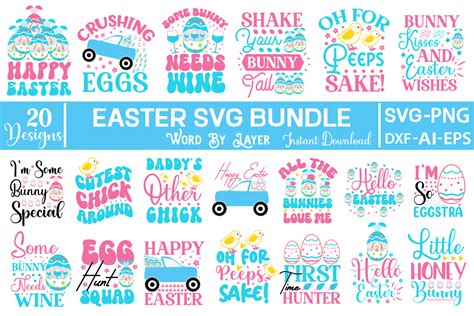 Download Free 50 Easter Quotes Bundle Cut Files