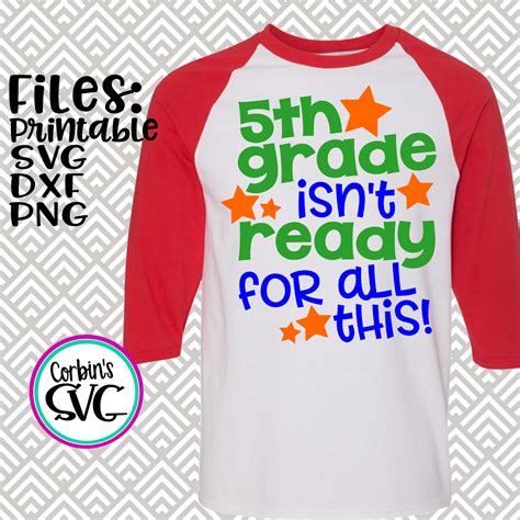Download Free 5th Grade Isn't Ready For All This! Files DXF Files