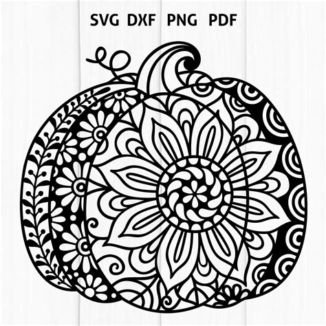 Download Free 6 Pumpkin Mandala Fall Svg Design Files For Crafts