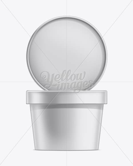 Download Free 64oz Ice Cream Container Mockup PSD Generator