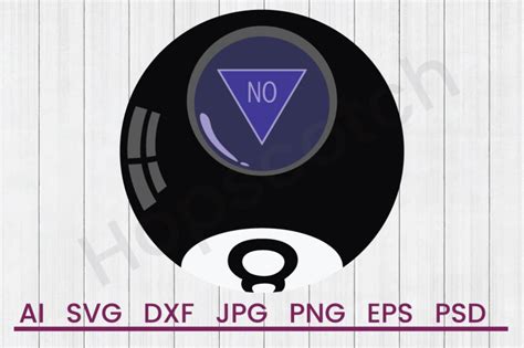 Download Free 8 Ball No - SVG File, DXF File For Crafts