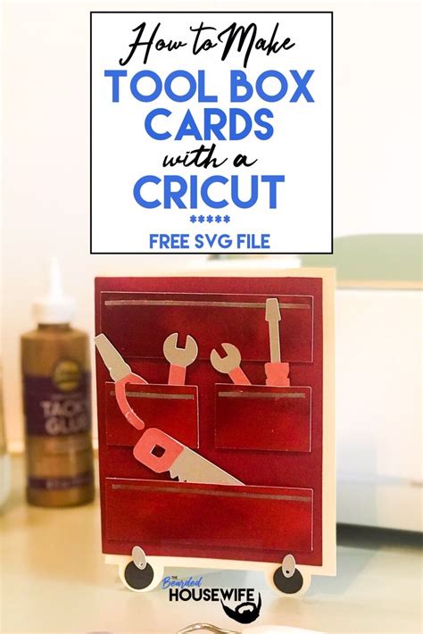 Download Free 810 Tool Box Step Card for Cricut Machine