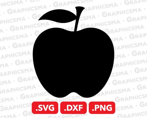Download Free A For Apple - SVG File, DXF File Creativefabrica DXF Files