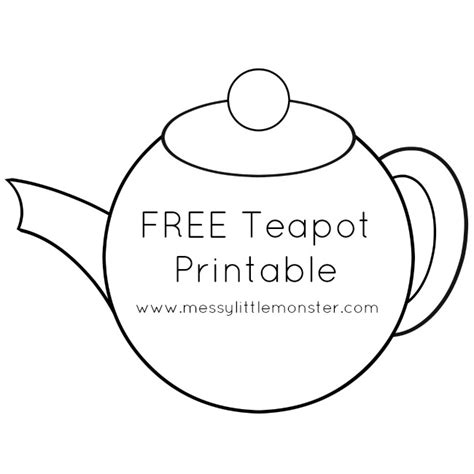 Download Free A Little Teapot Printable