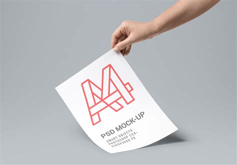 Download Free A4 Paper Mockup PSD Generator