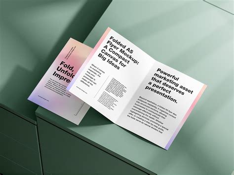 Download Free A5 Invitation Brochure Mockup PSD Generator