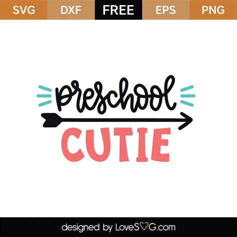 Download Free ABC Preschool Cutie SVG Cut File Files DXF Files