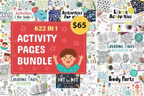 Download Free Activity Pages Bundle: 622 in 1 Files