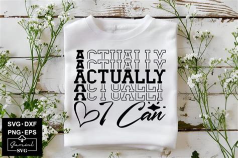 Download Free Actually I can svg Cut Files