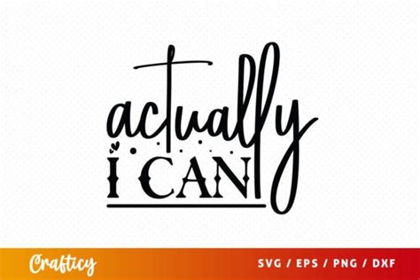 Download Free Actually I can svg Files
