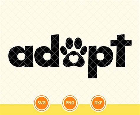 Download Free Adopt SVG, Adopt DXF, Cuttable File For Cricut